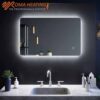 mirror demister behind mirror