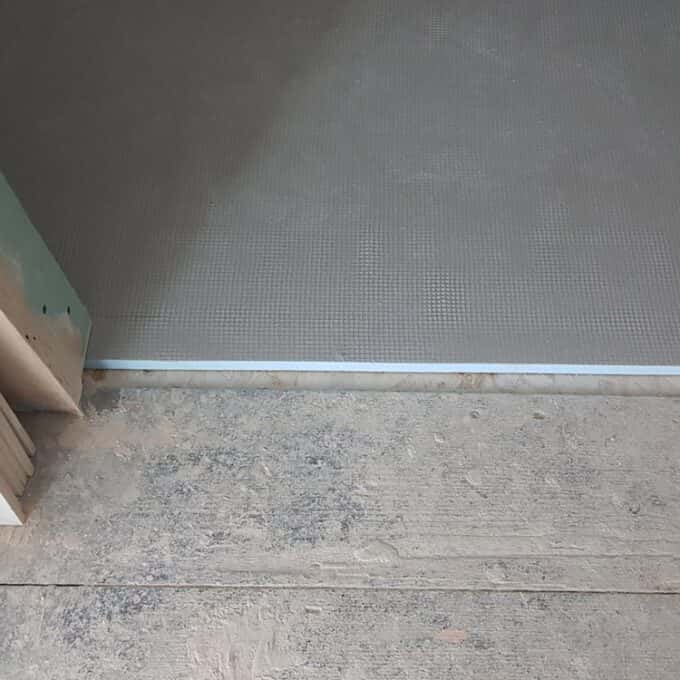 Tile Backer Board Typical installation