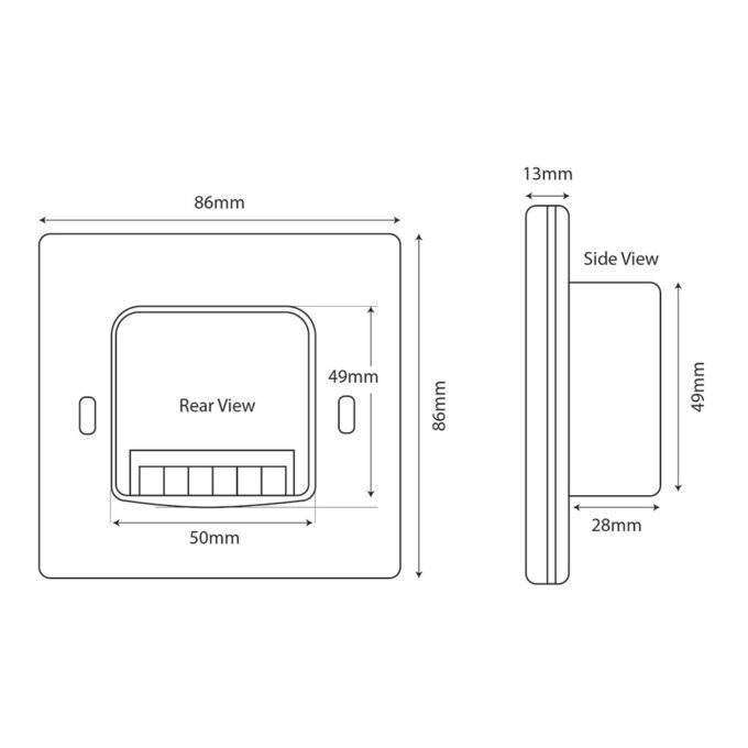 Thermostat Size RWi5