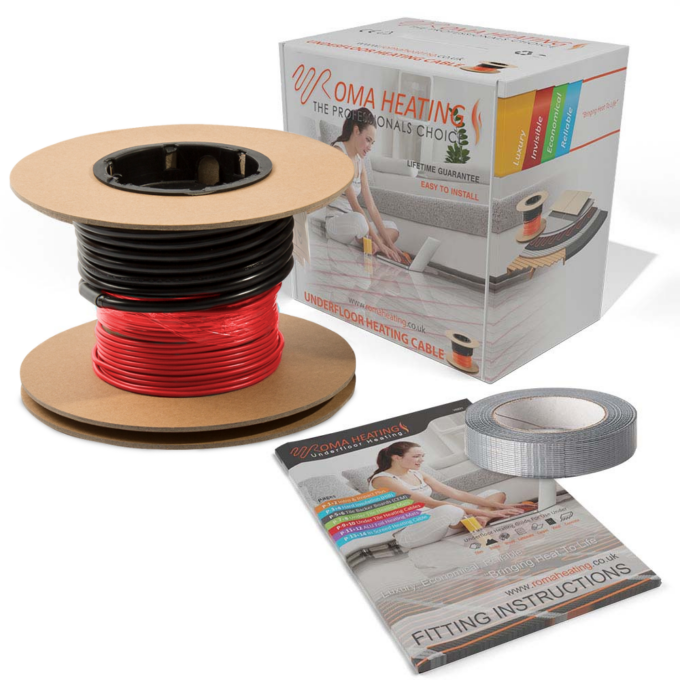In Screed Cable Roma Heating 180W/M²
