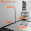 Heating Alu installed in kitchen