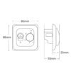 Thermostat Size RM1