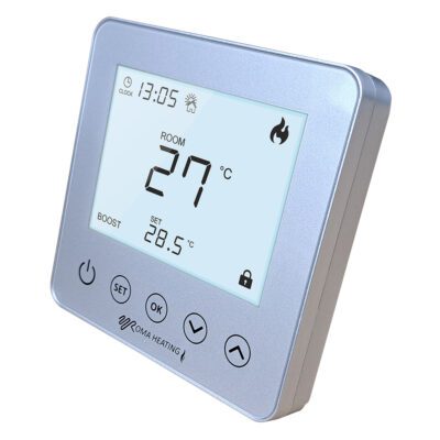 RT5 Touch Screen Thermostat Silver