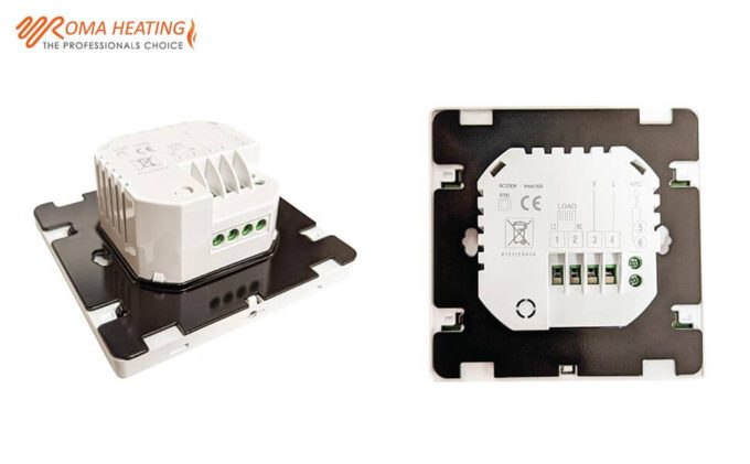 Thermostat side and back RM5